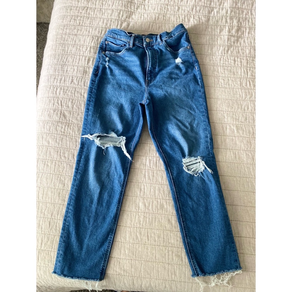 Express mom jeans super high rise